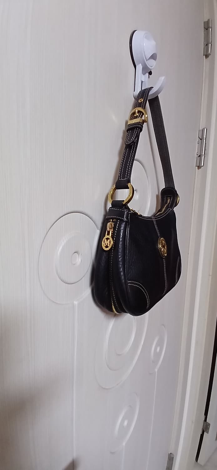 메트로시티 블랙 가죽 미니 숄더백  상품이미지2