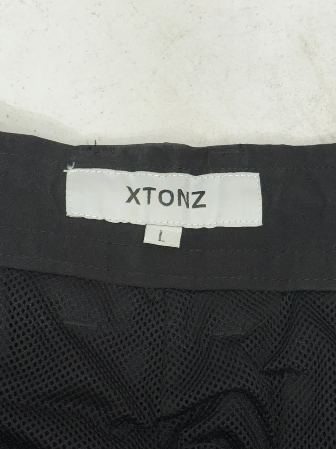 엑스톤즈 블랙 와이드 나일론 셔링 트랙 팬츠 카고 바지 L 상품이미지7