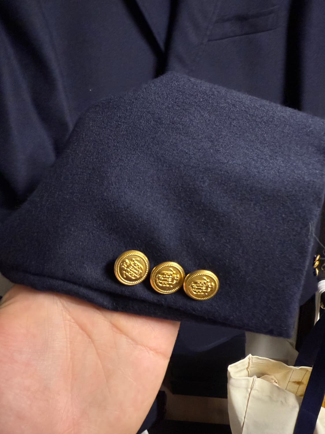 제이프레스 미국 도스킨 금장 블레이저 42r 상품이미지2