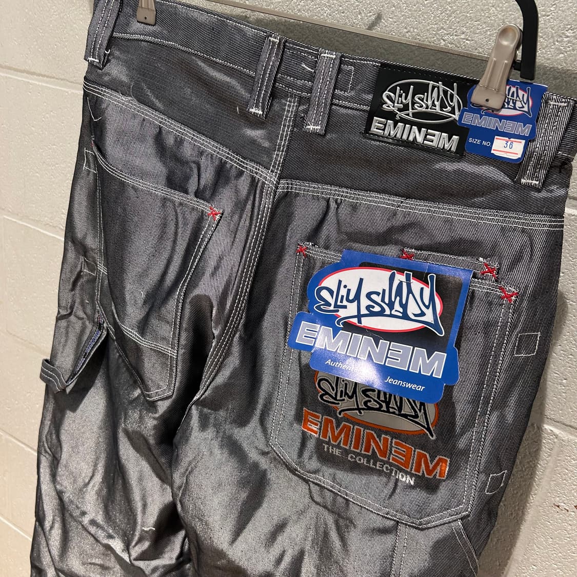 EMINEM Hip-Hop Silver Capenter Pants 상품이미지7