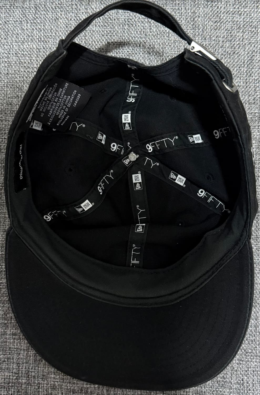 디스이즈네버댓x뉴에라 9FIFTY RC950 블랙 상품이미지2