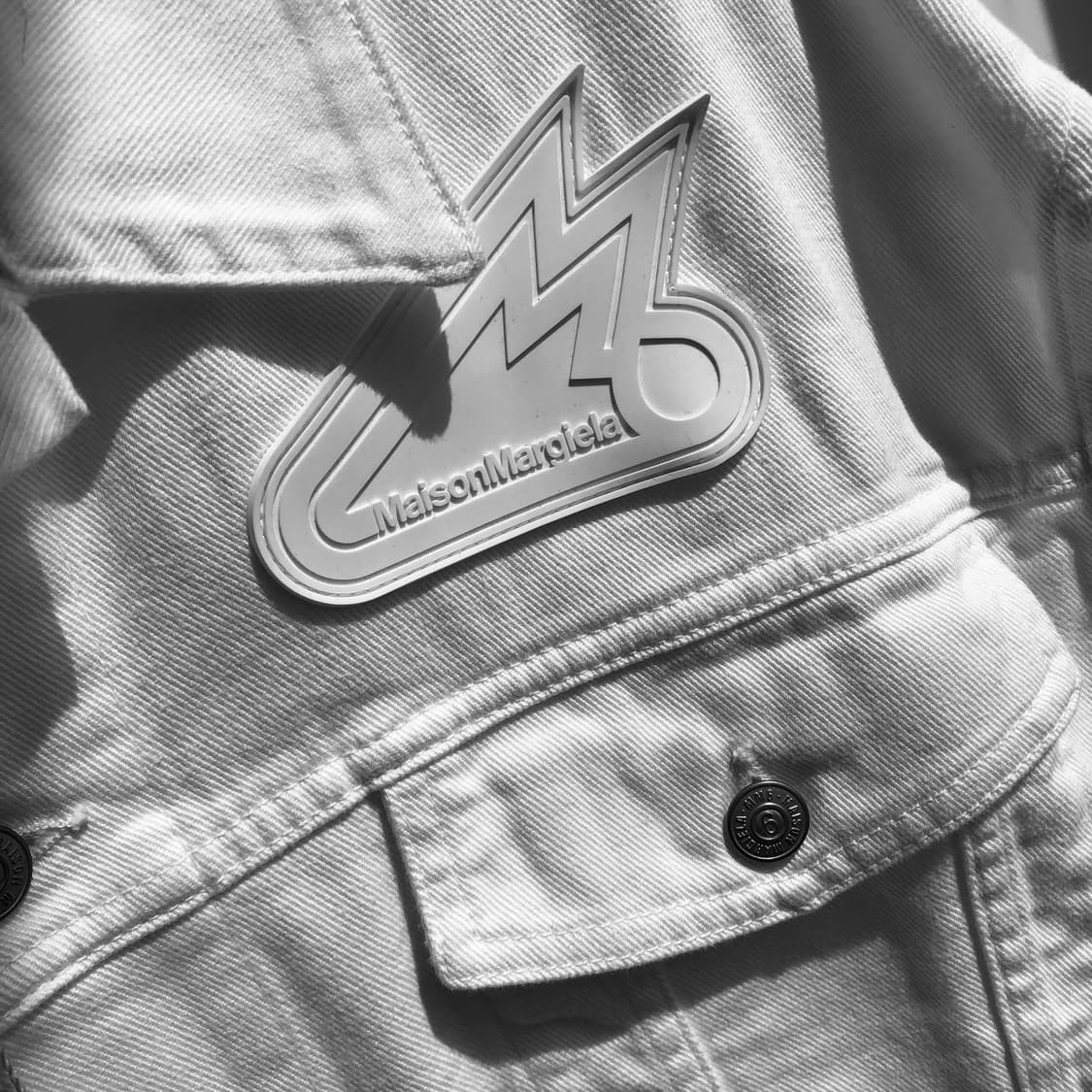 마르지엘라/로고 컷아웃 데님자켓 상품이미지5