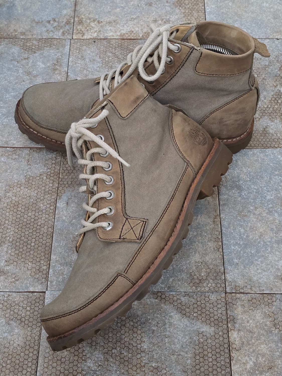 (280)팀버랜드 빈티지 레이스업 캔버스 워커 부츠 상품이미지3