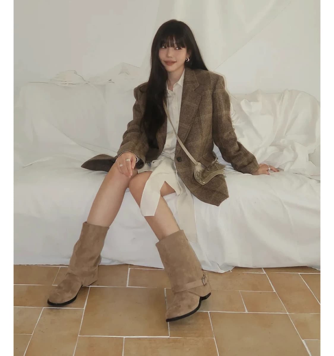 슈펜 버클 폴딩 워머 미들부츠 250 상품이미지1