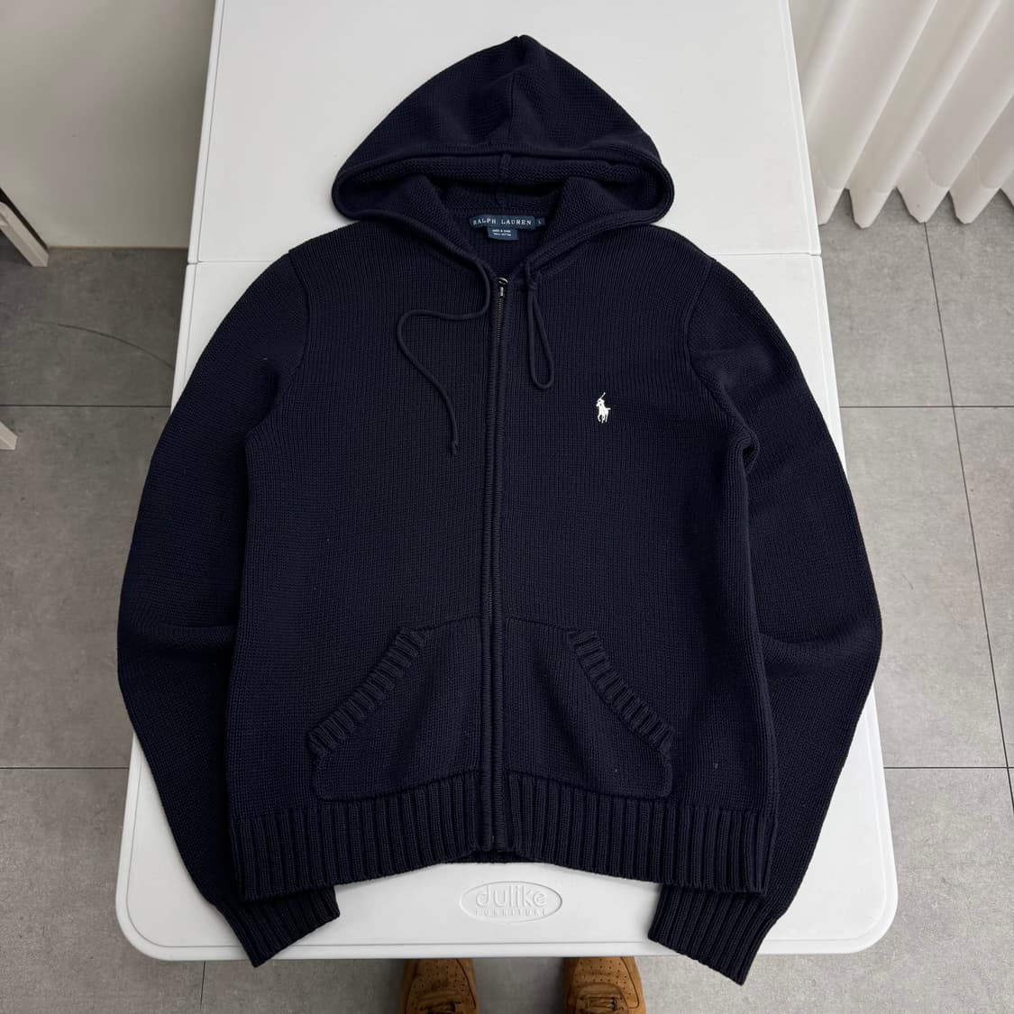 폴로 니트 후드집업  상품이미지2