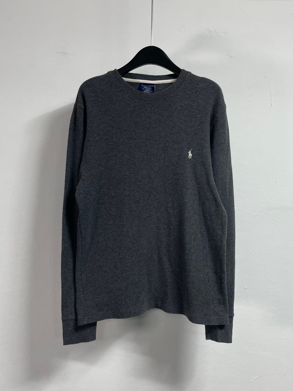 폴로 랄프로렌 그레이 와플 롱슬리브 (on.598) 상품이미지1