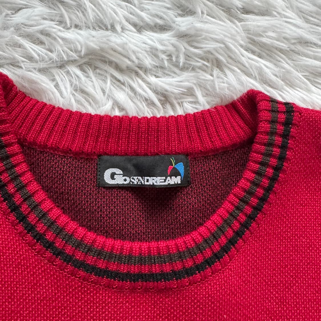 GO SEN GREAM 일본빈티지 니트 빈티지니트 y2k니트 l 100 상품이미지4