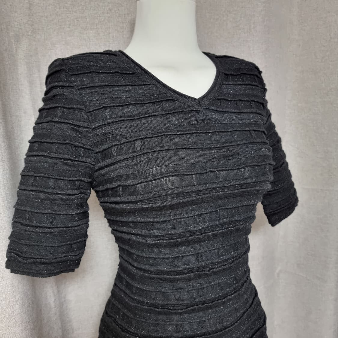 모조에스핀 시퀸 스판 니트 원피스 (55) 상태최상 상품이미지3