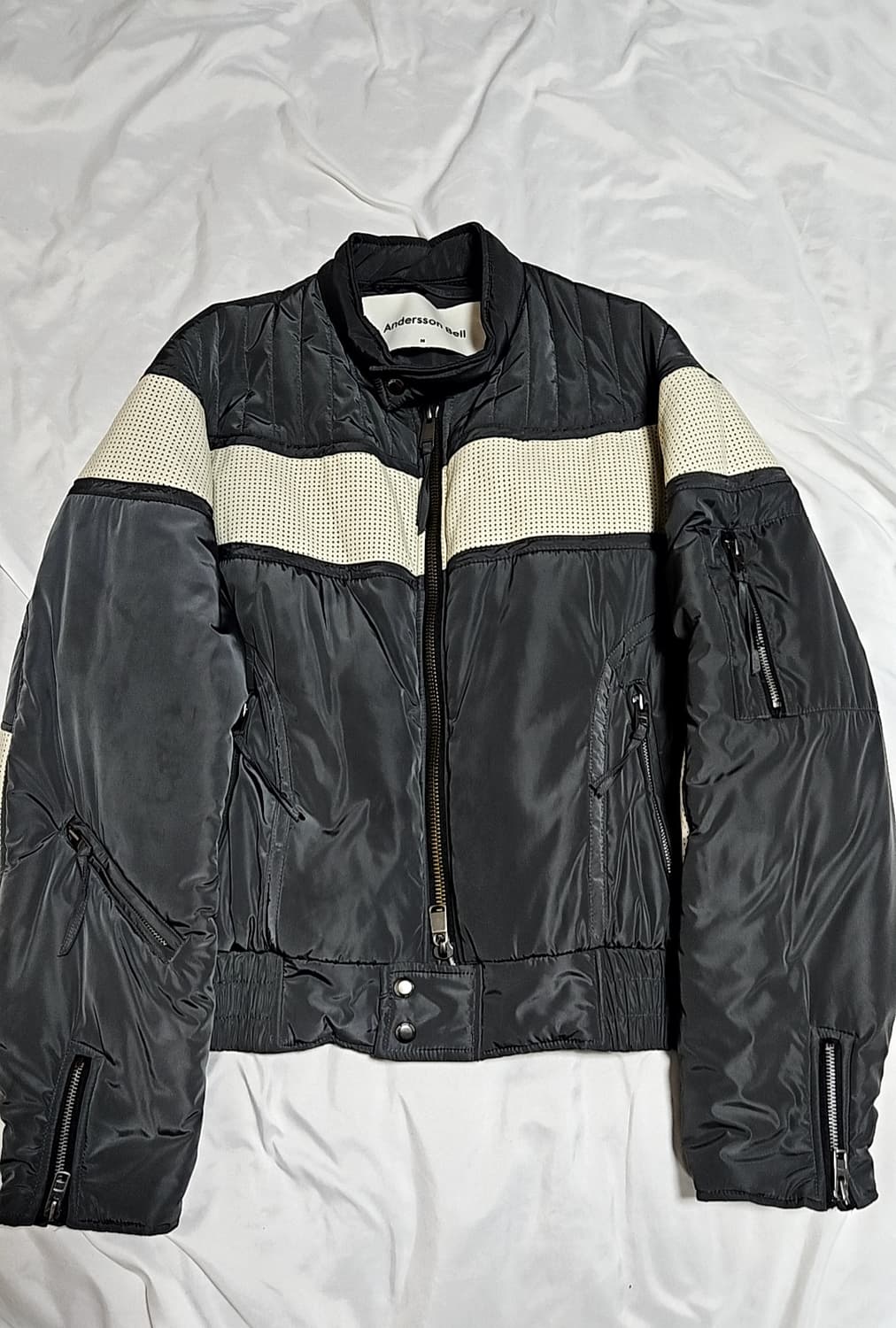 앤더슨벨 브라이언 바이커 패디드 점퍼 M사이즈 상품이미지3