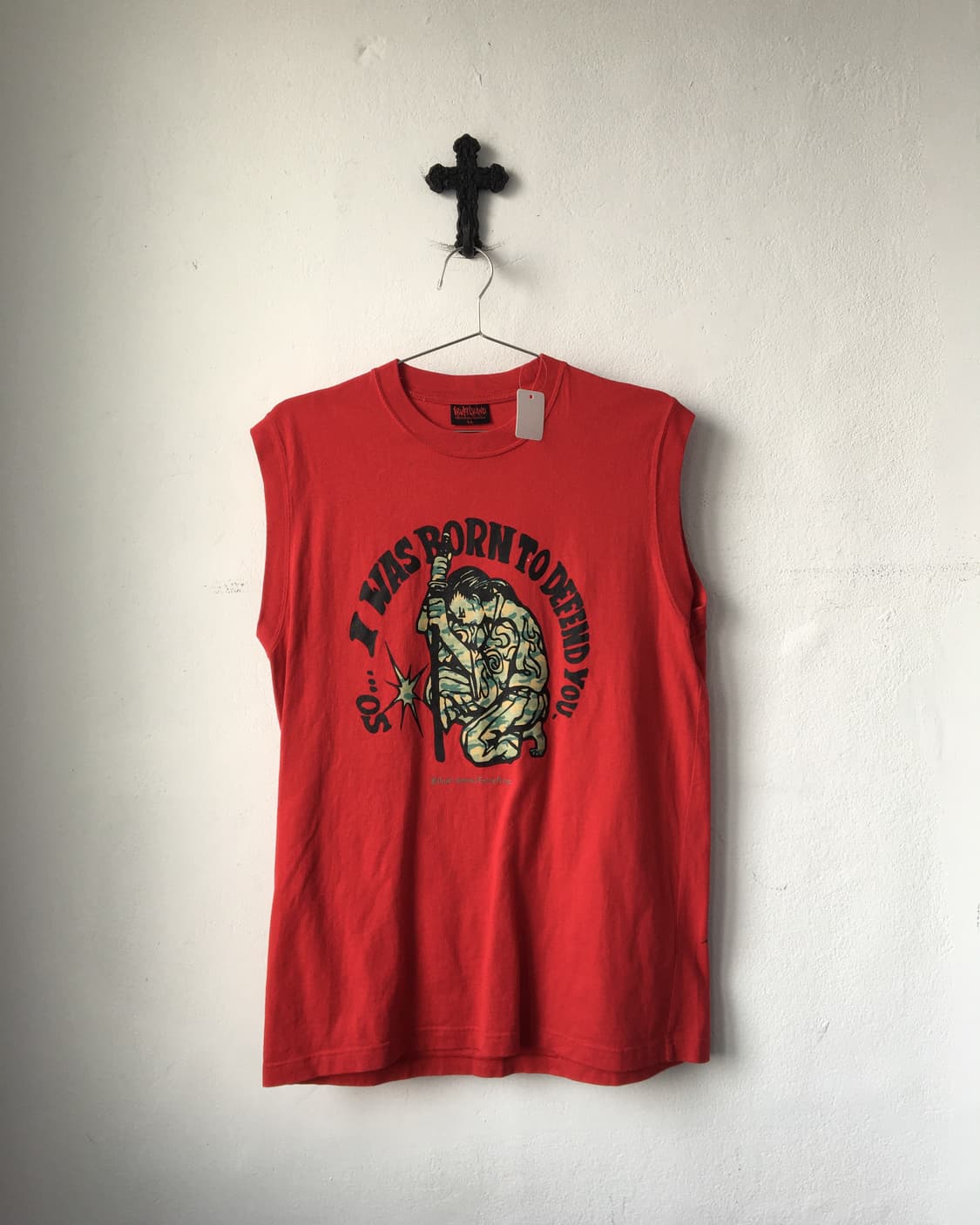 Samurai printing sleeveless 상품이미지2