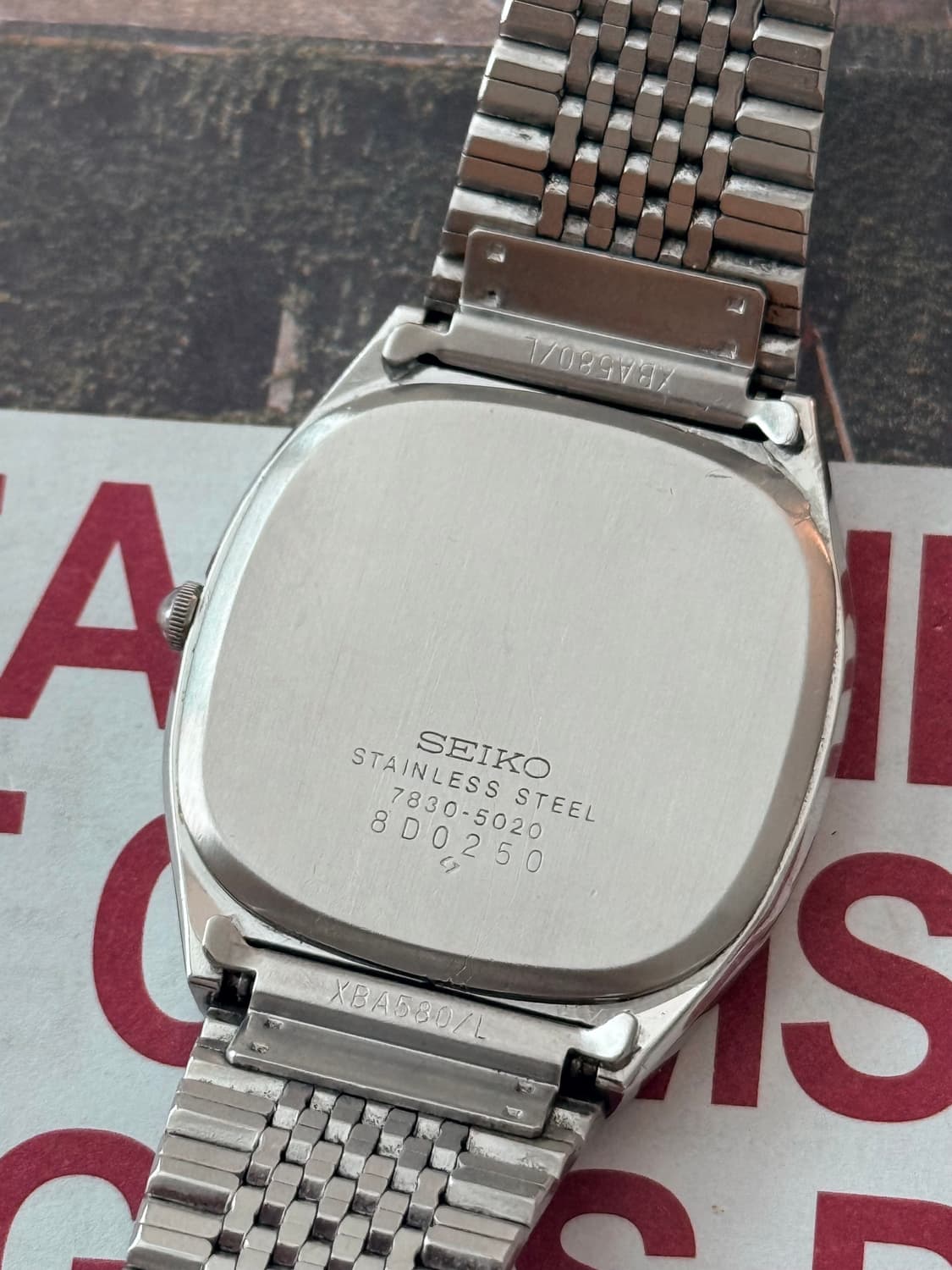 Seiko 세이코 쿼츠 스퀘어 1988 상품이미지5
