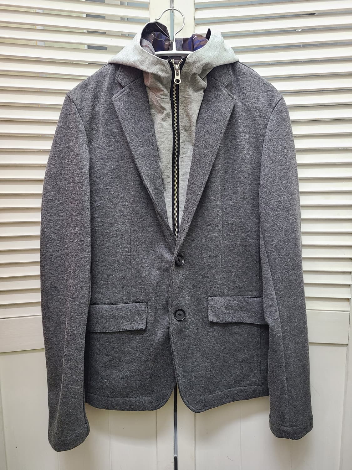 빔즈 후드 코튼 블레이저 자켓 상품이미지2