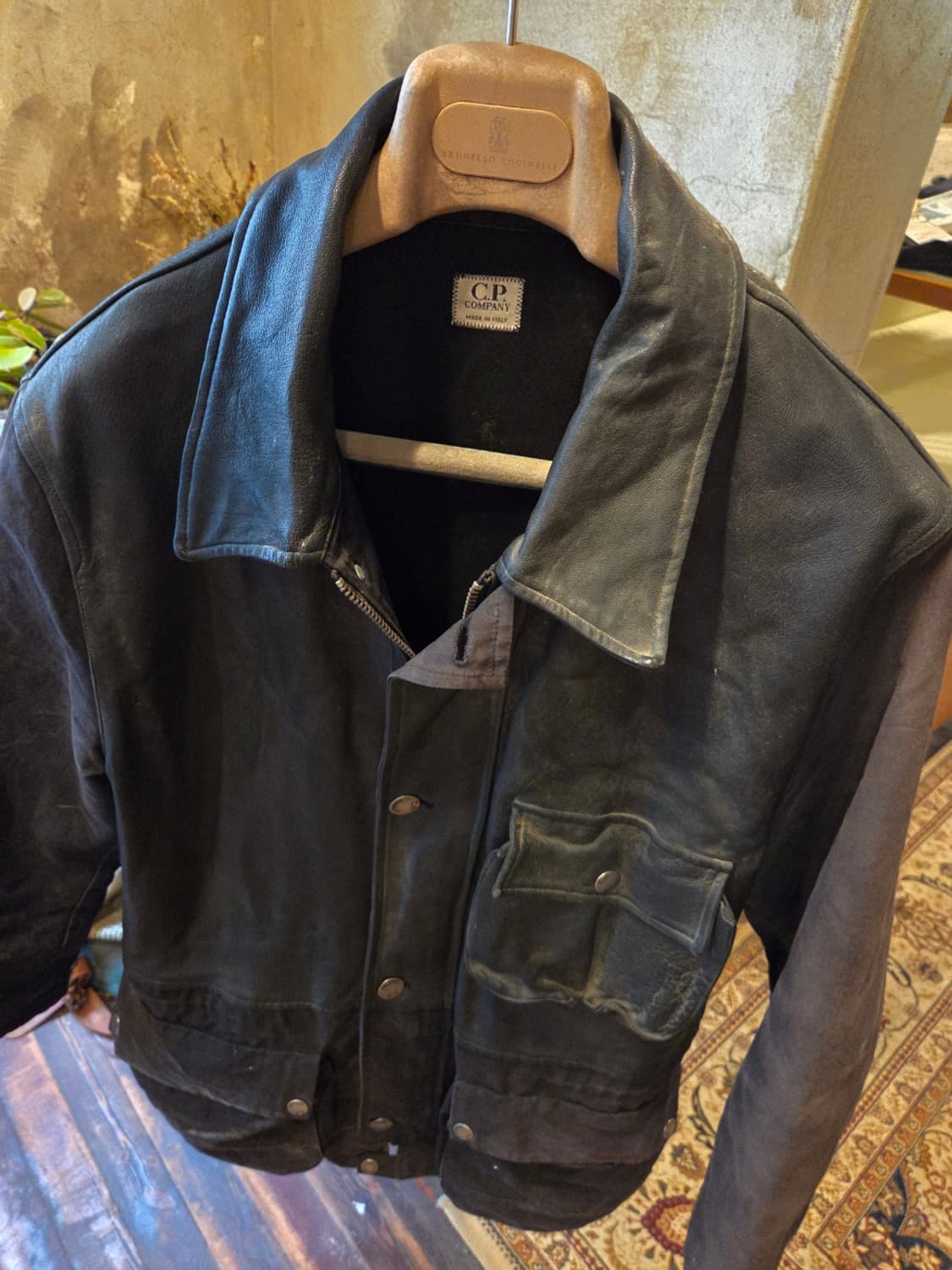 Cp company 레더자켓 상품이미지5