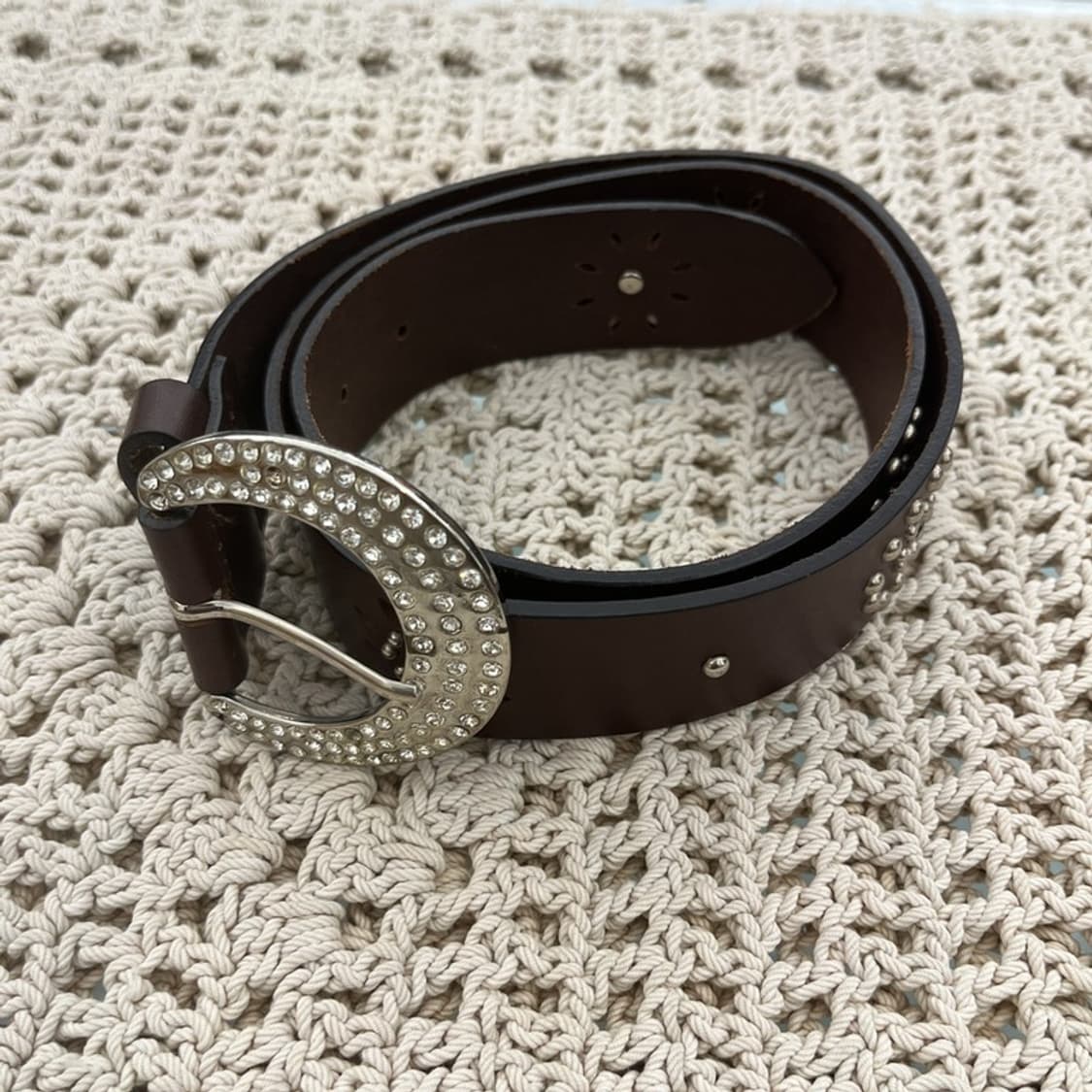 빈티지 보헤미안 웨스턴 히피 스터드 벨트 C10569 상품이미지3