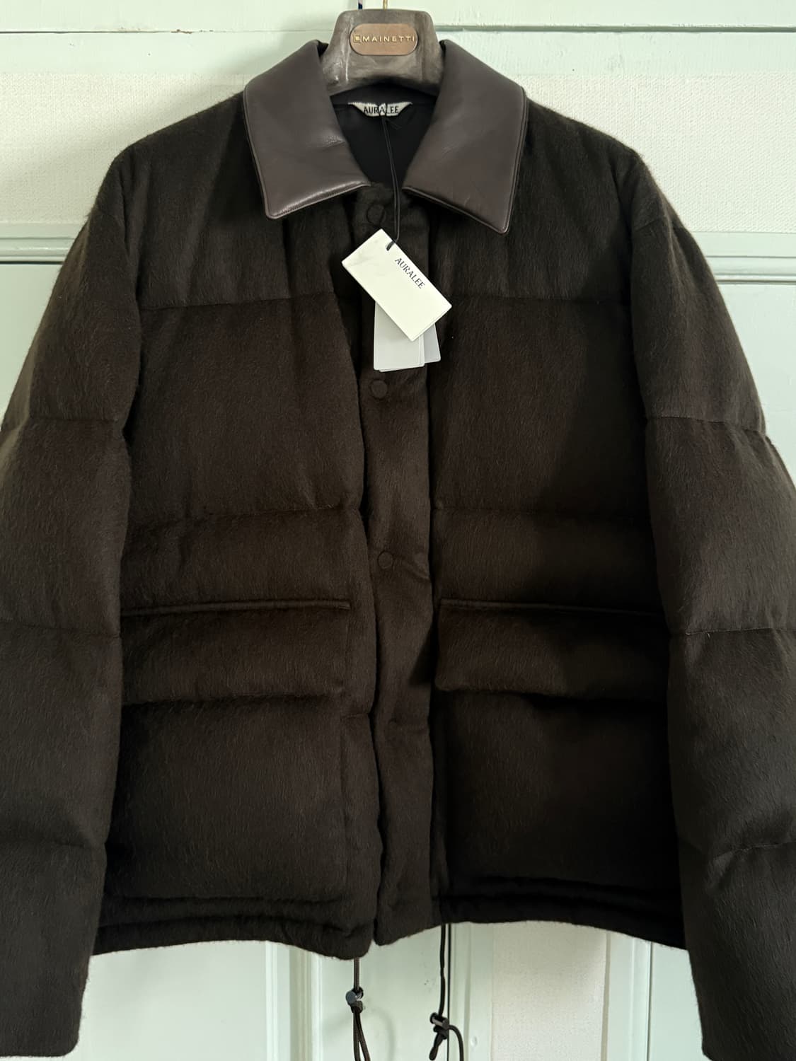 오라리 베이비 카멜 다운 블루종 상품이미지1