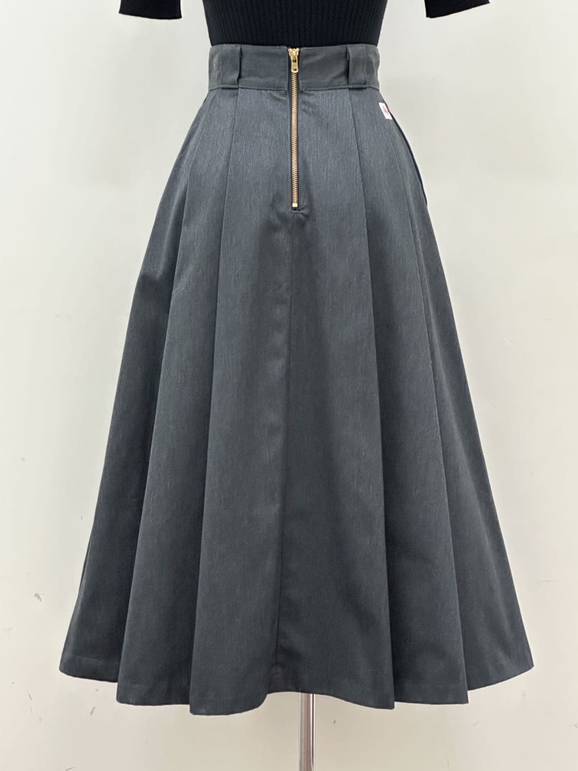 danton / 단톤 플리츠 스커트 36size  [챠콜] 상품이미지10