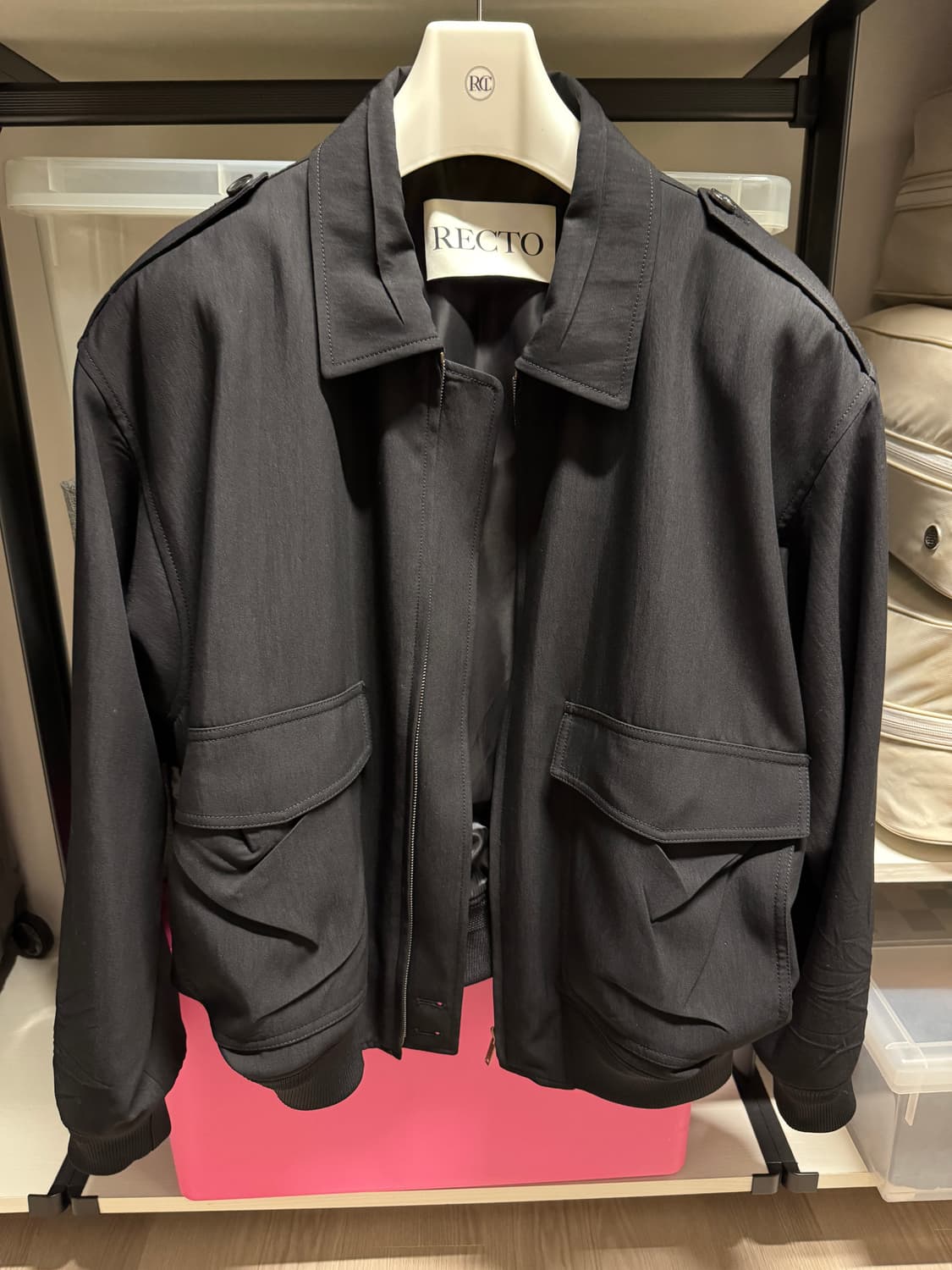 [1]렉토 빈티지 크리즈 점퍼 상품이미지2