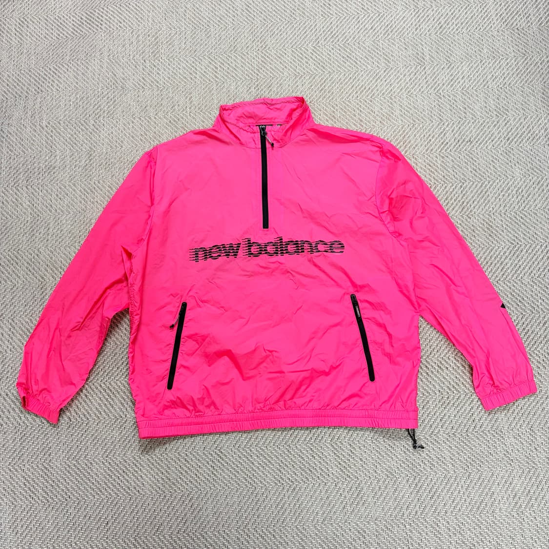 (100)뉴발란스 핑크 바람막이 아노락 상품이미지1