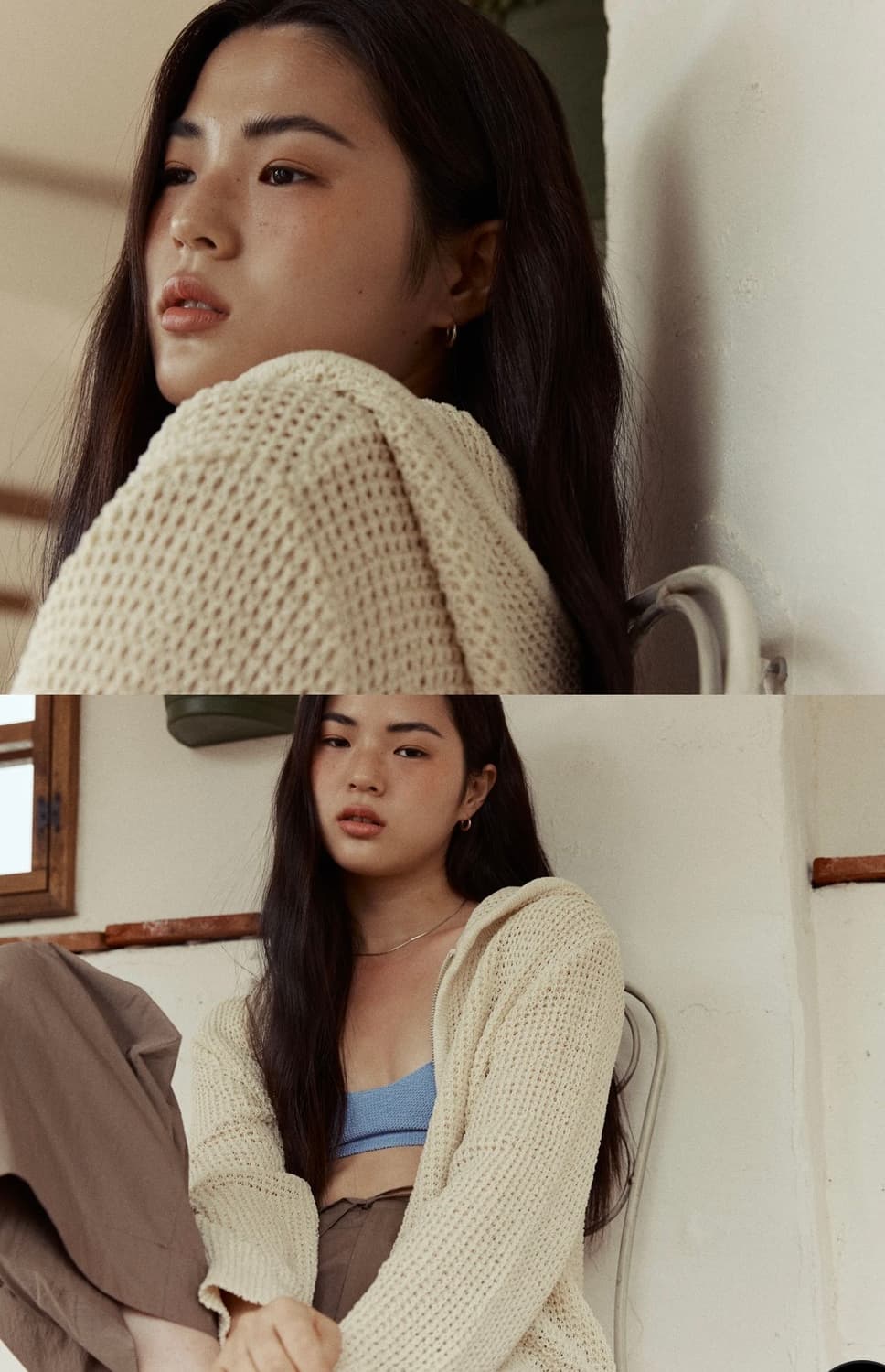 ged 게드 여름 린넨 후드집업 후드가디건 상품이미지3