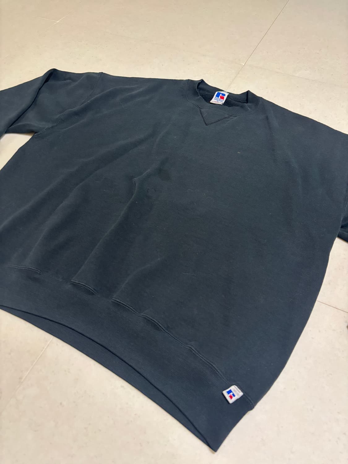 90s 러셀애슬레틱 스웻셔츠 블랙 xl 상품이미지2