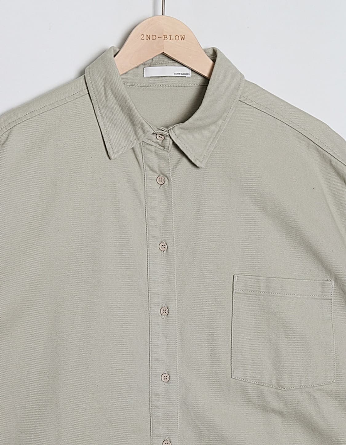AUNT MARIE'S Twill Over Shirts 상품이미지3