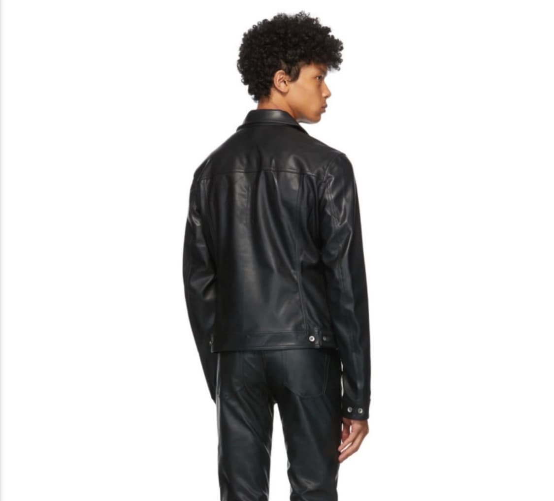 Rick Owens DRKSHDW 페이크 레더 워크 트러커 자켓 상품이미지6