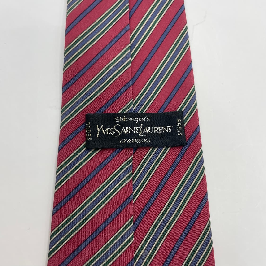 565) (YSL) 입생로랑 패턴 넥타이 상품이미지5