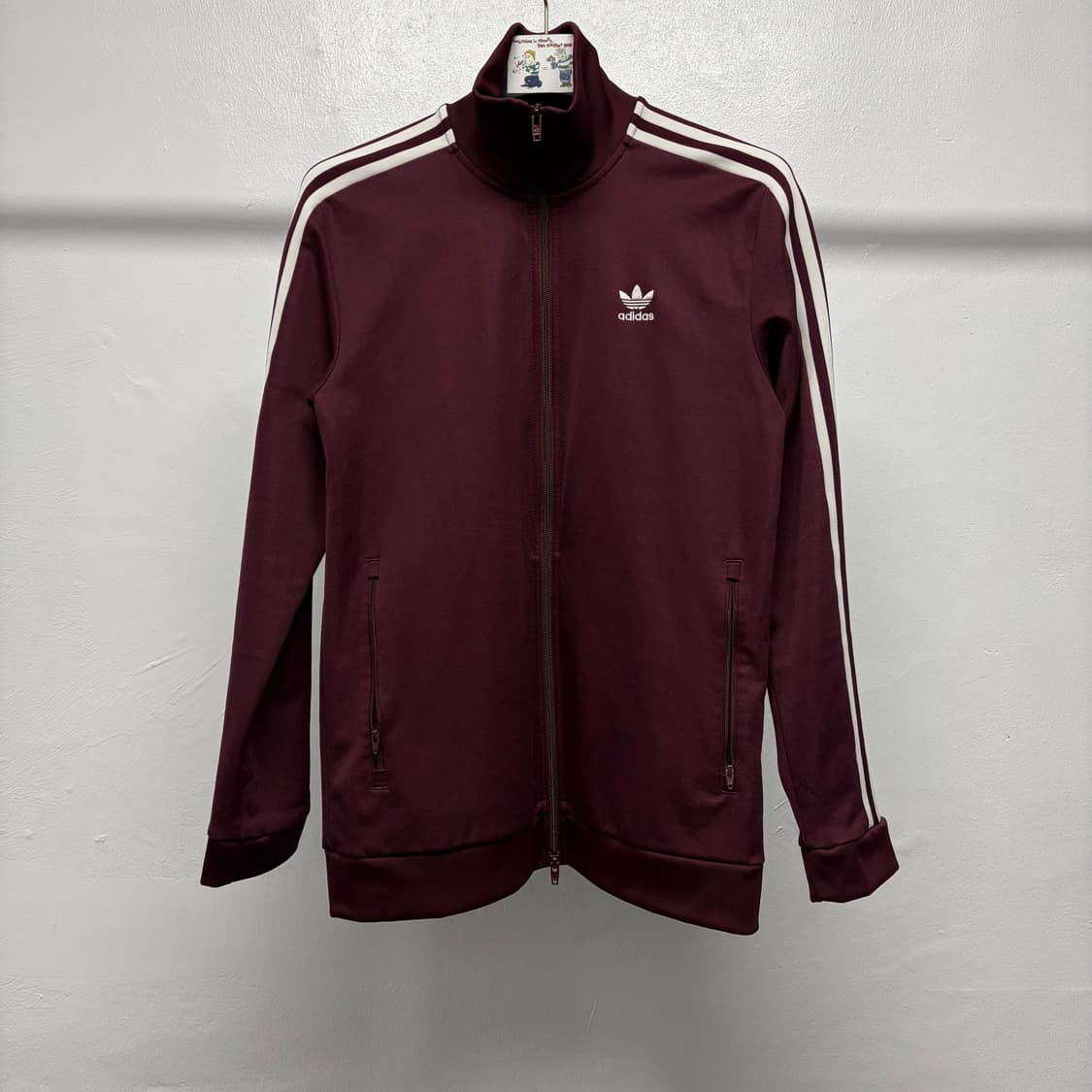 아디다스 베켄바우어 트랙탑 버건디 상품이미지1