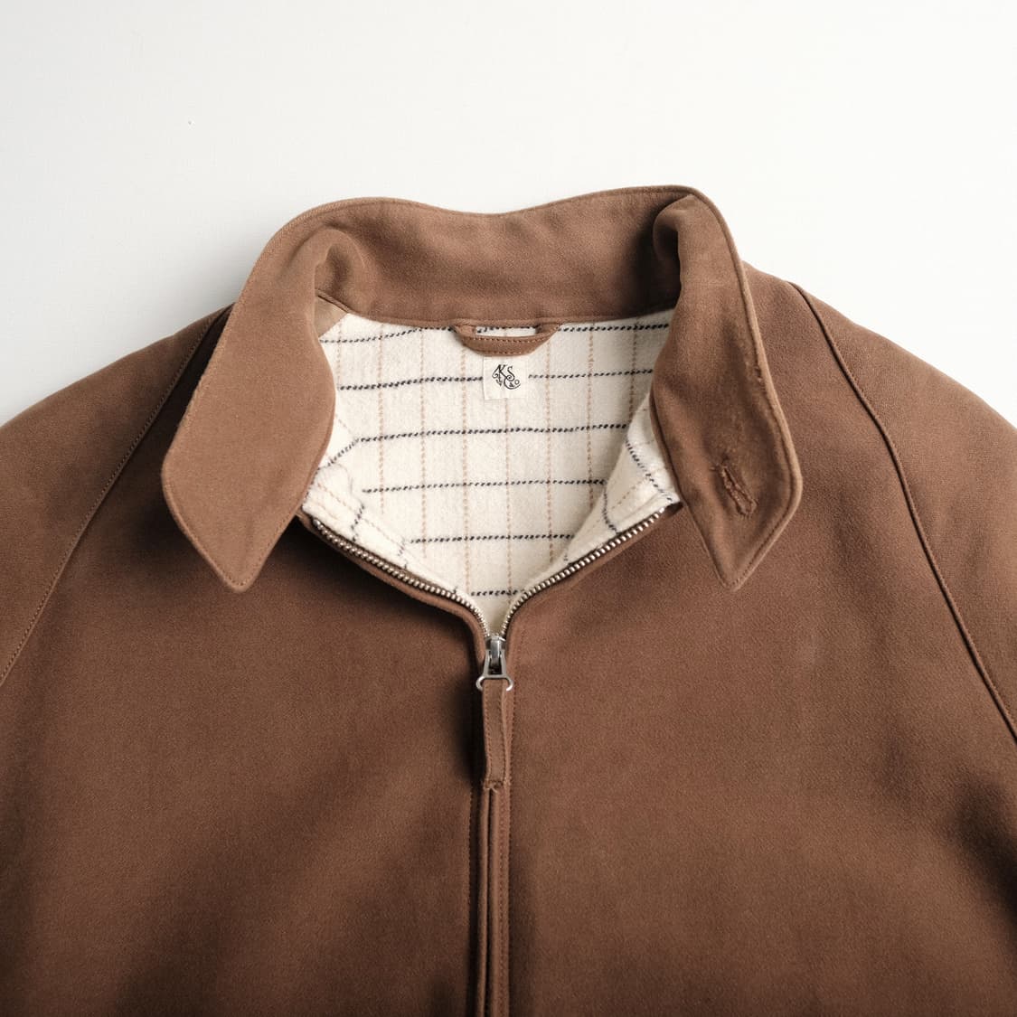 캡틴선샤인 스탠드 칼라 블루종 모카브라운 36(100-103)사이즈 상품이미지4