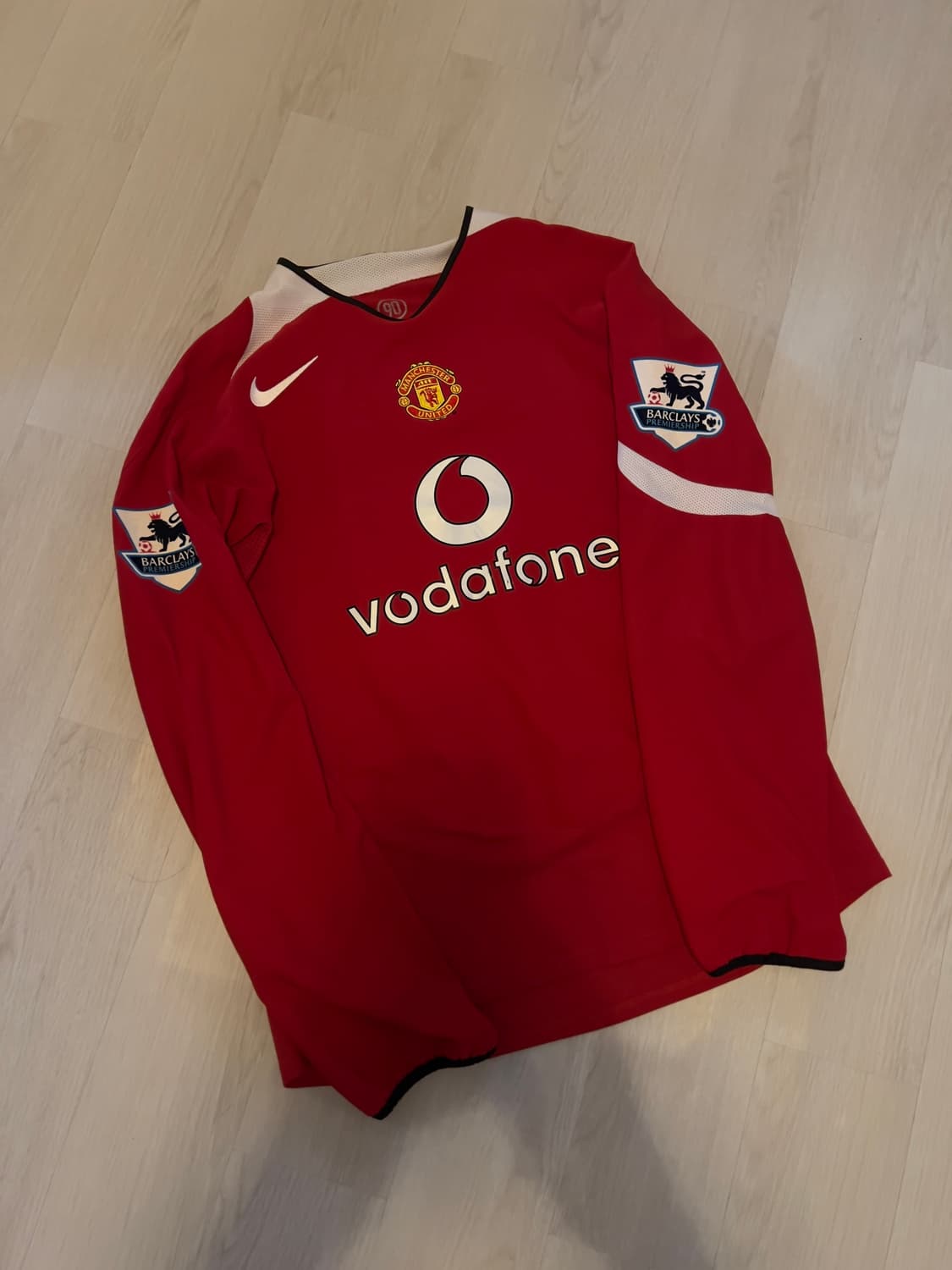 04/06 맨체스터 유나이티드 긴팔 홈 박지성 데뷔시즌 유니폼 상품이미지1