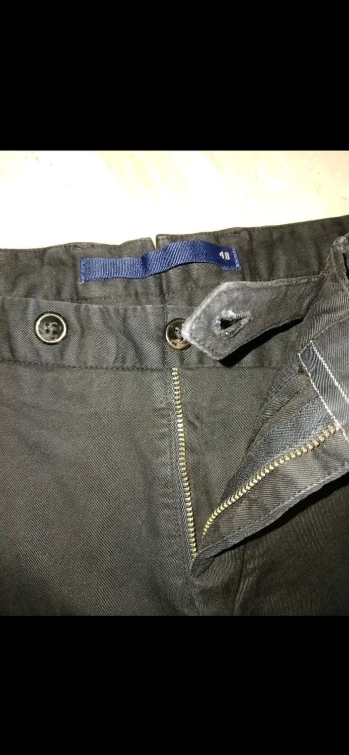 INCOTEX  COTTON CHINO BLACK 상품이미지5