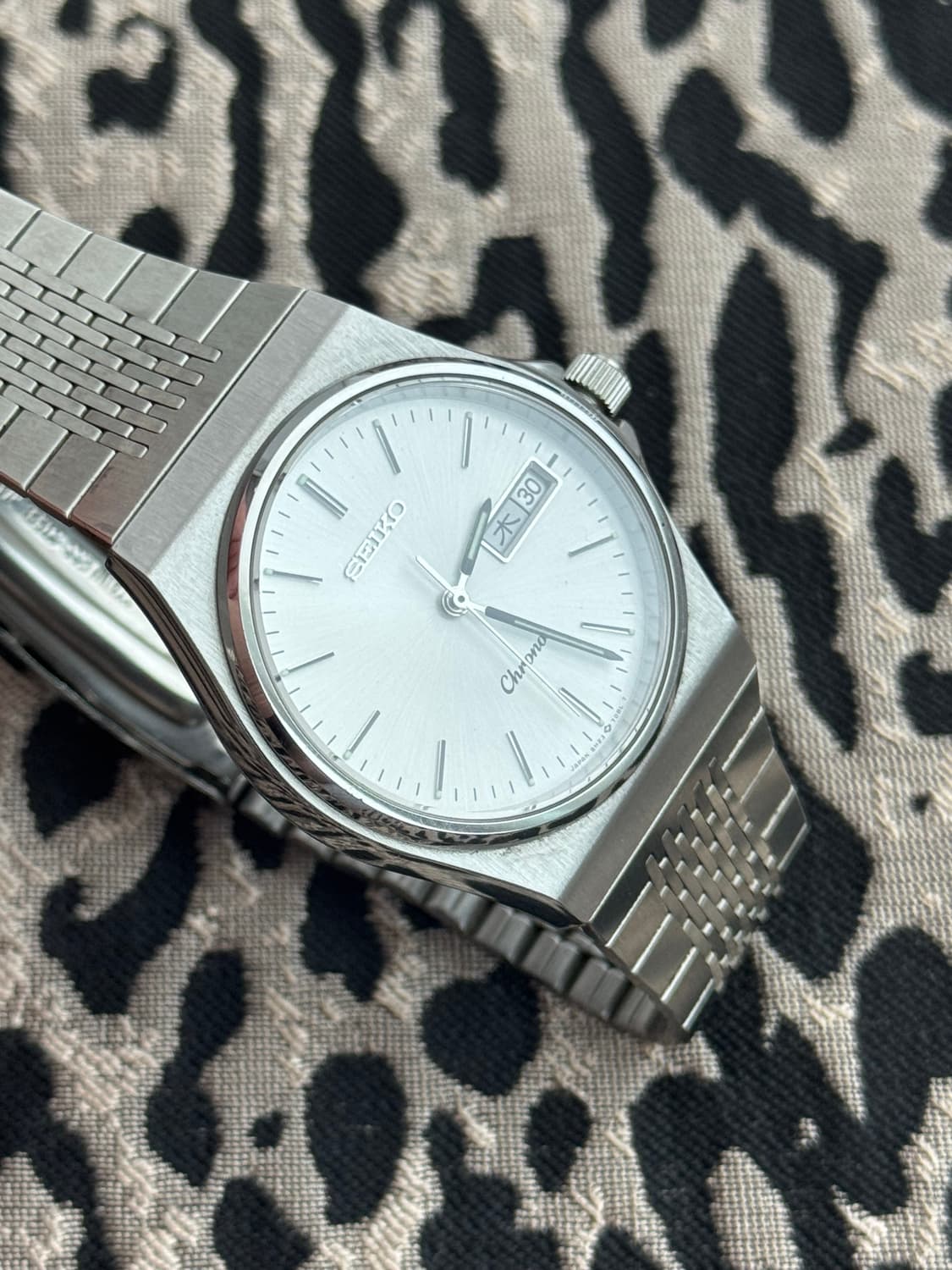 80s 빈티지 세이코 크로노스 쿼츠 상품이미지4