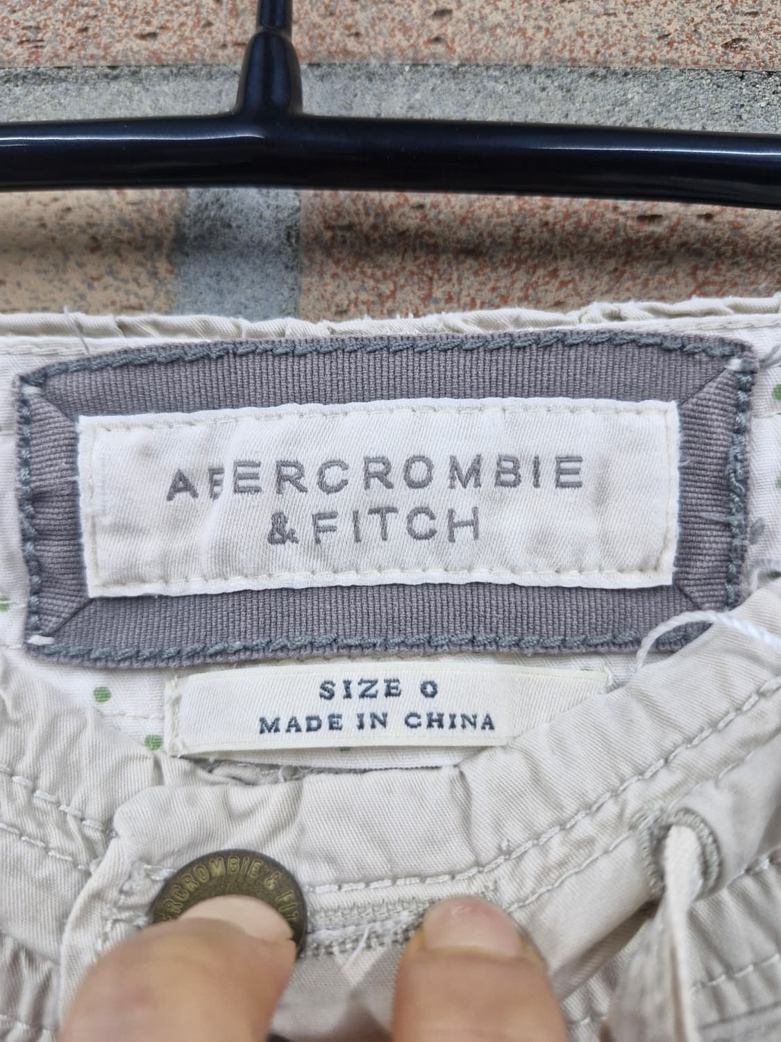 C015 JPN Abercrombie 로우라이즈 카고팬츠 상품이미지6