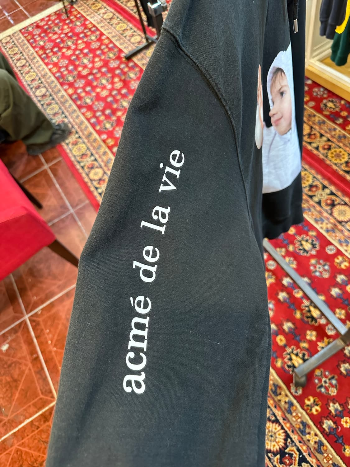  아크메드라비 베이비 페이스 후드 블랙 상품이미지5