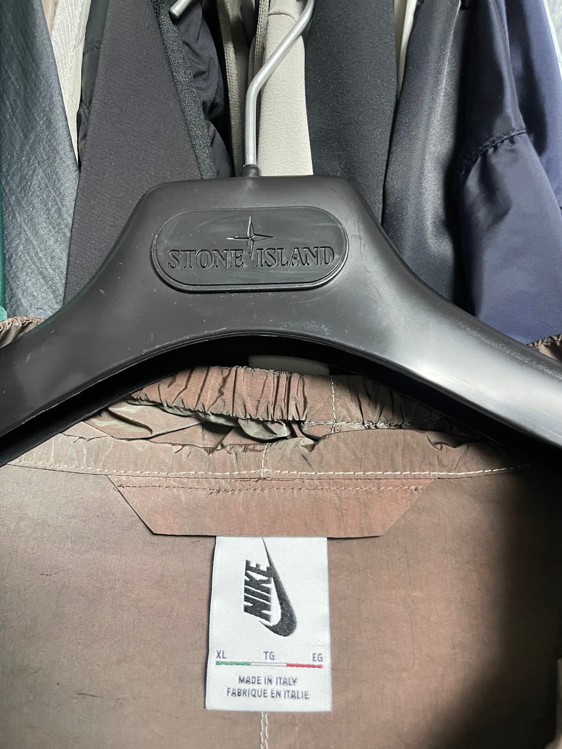 [해외xl] 나이키 메이드 인 이태리 아노락 나일론메탈 자켓 리저록 상품이미지2