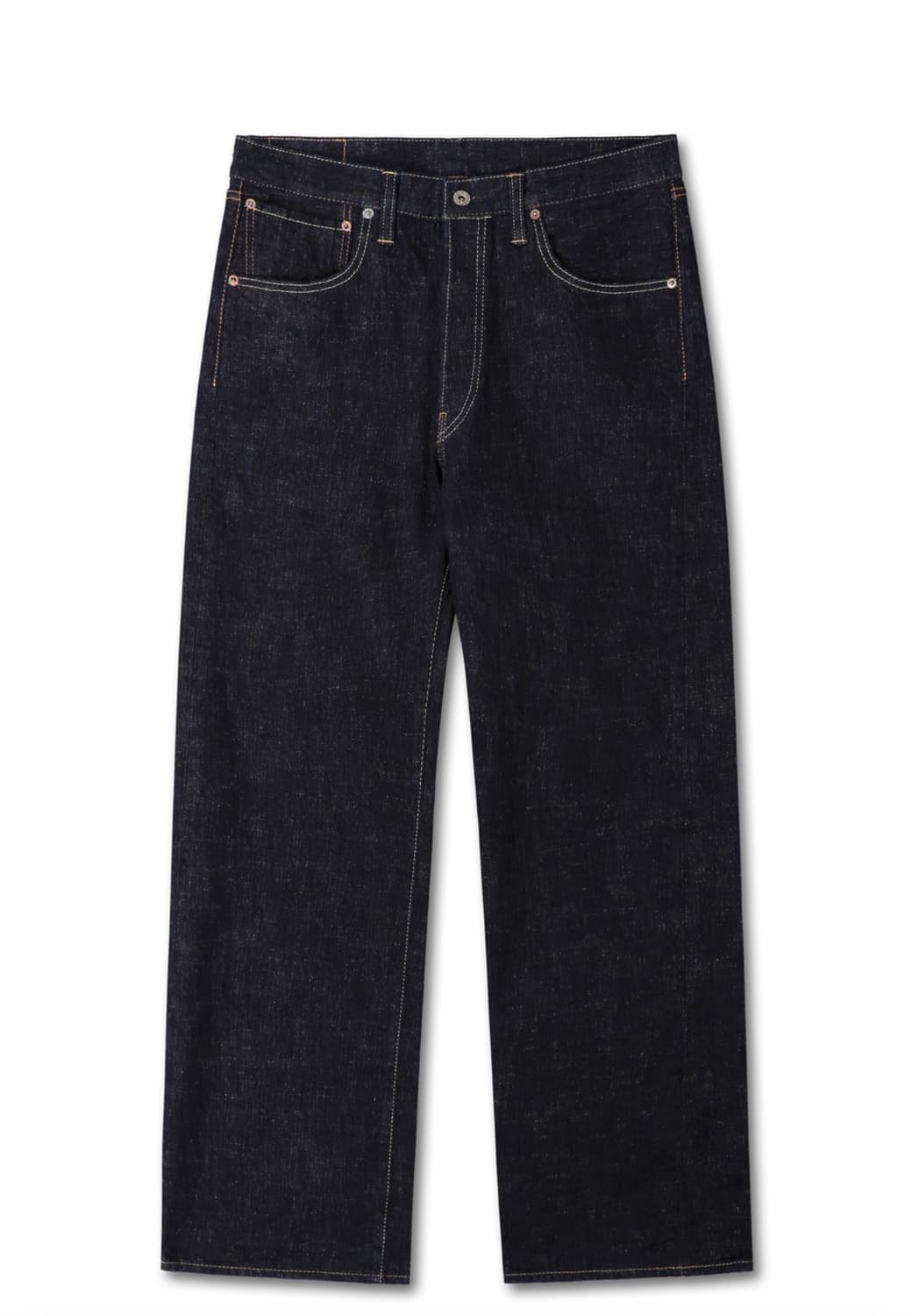 키바타 카스리 슌코 인디고 와이드 데님 팬츠 3 사이즈 상품이미지1