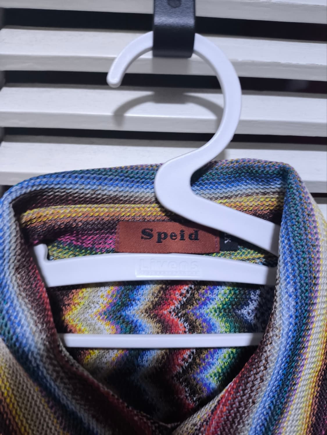 xl 스페이드 지그재그 패턴 셔츠 상품이미지2