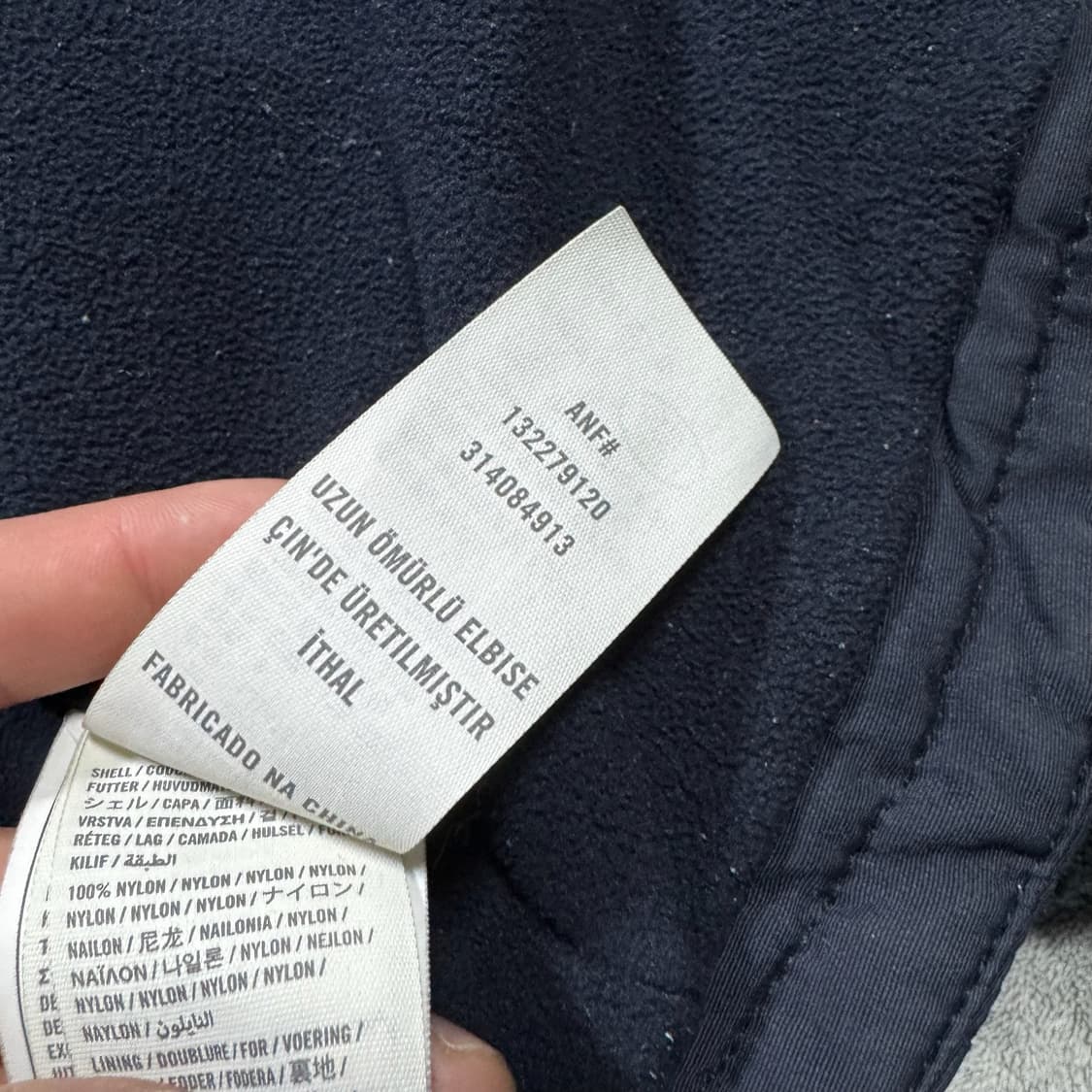 아베크롬비 네이비 후드 패딩 점퍼 상품이미지10