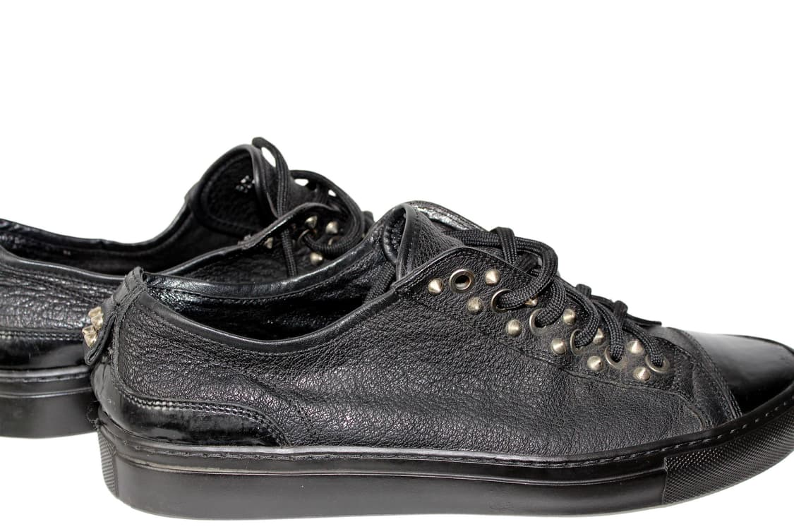 Neil Barrett Leather Stud Sneakers 상품이미지9