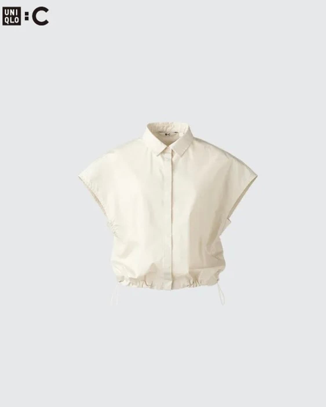 유니클로 C 크롭 반팔 셔츠 상품이미지1