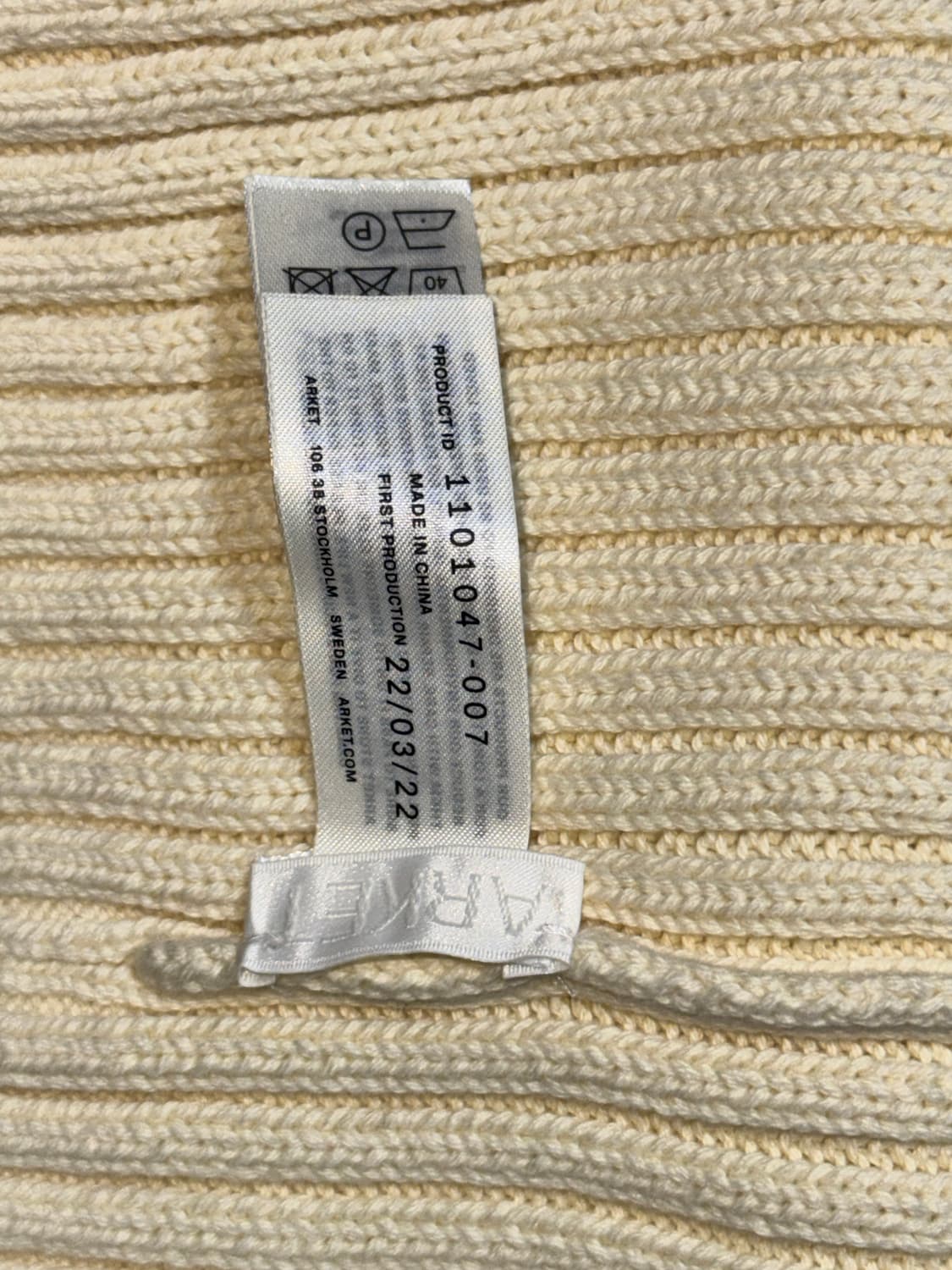 아르켓 코튼 비니 상품이미지2