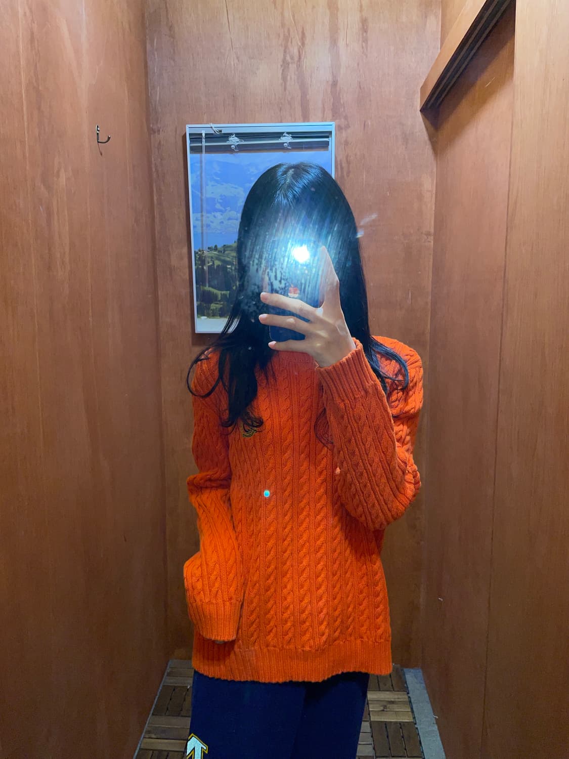 (M) 랄프 로렌 케이블 니트 상품이미지1