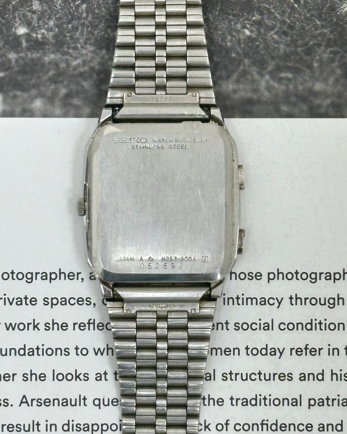 세이코 아나디지 쿼츠 시계 상품이미지8