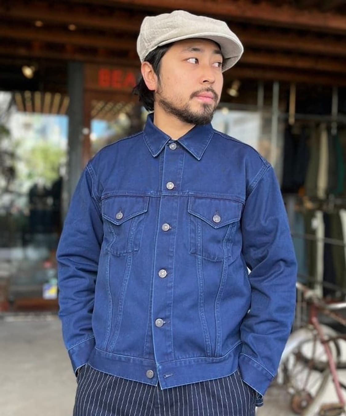 BEAMS PLUS High Twisted Oxford Jacket 상품이미지3