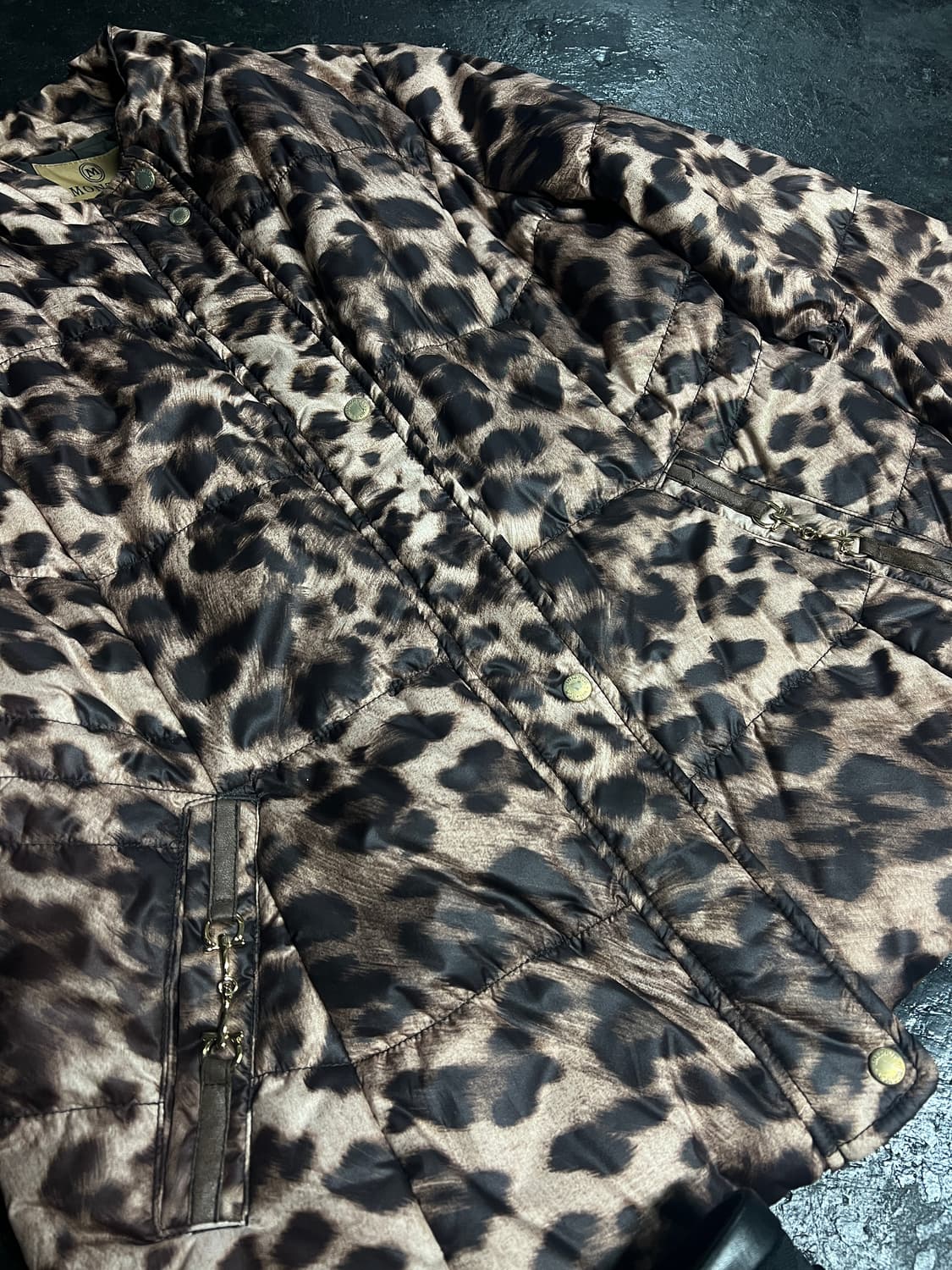 호피 패딩 점퍼 상품이미지3