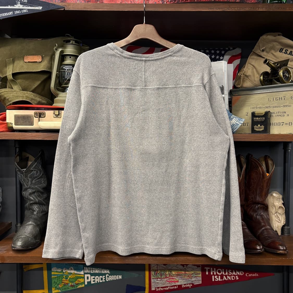 90s 폴로스포츠 바스켓볼 펠트 트레이닝 롱슬리브 티셔츠 N182 상품이미지2