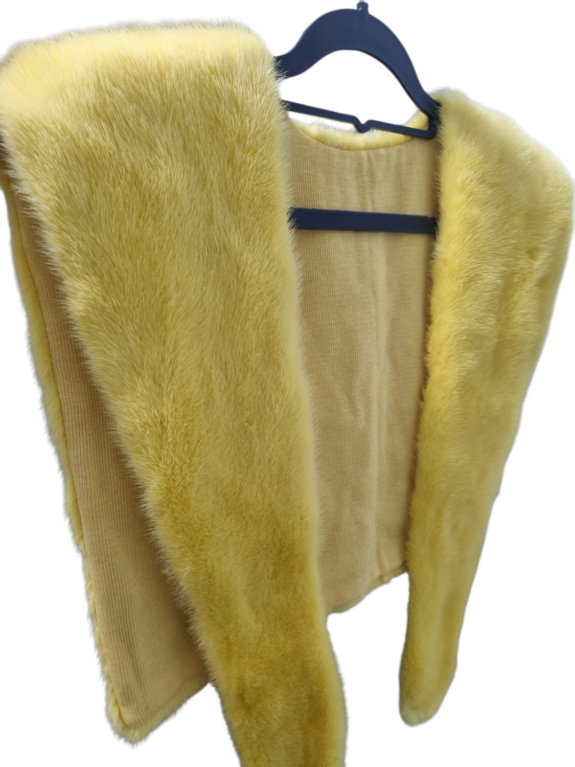 미사용 새제품 유로 컬렉션 천연밍크 숄 케이프 상품이미지3