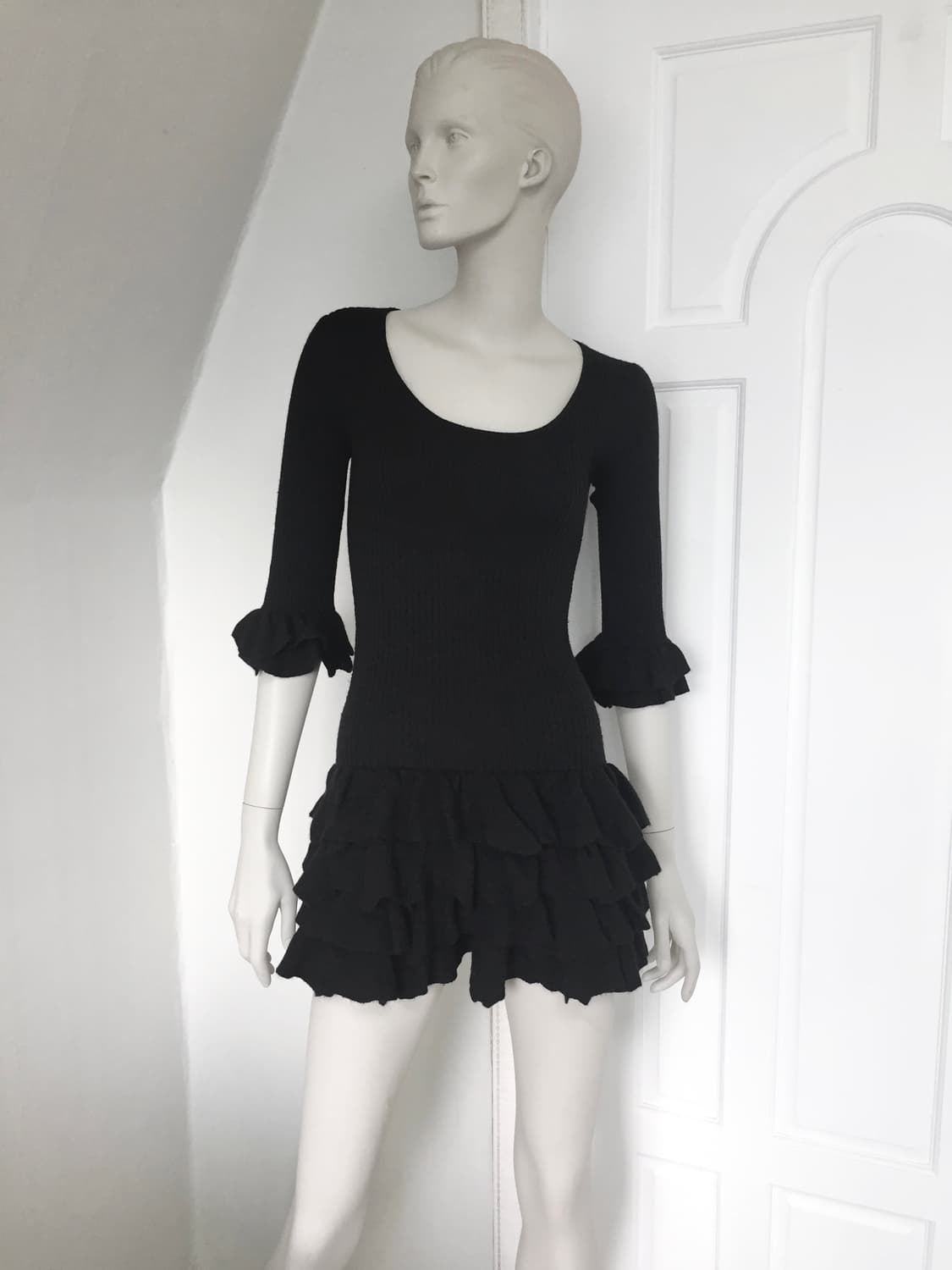 Japanese Ruffled Knit Dress 상품이미지5
