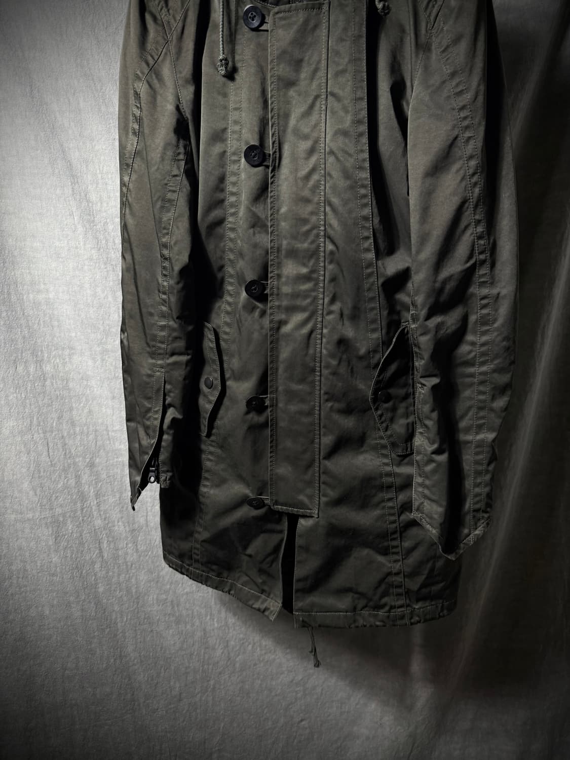 Schlüssel High-Neck Military Coat   상품이미지3
