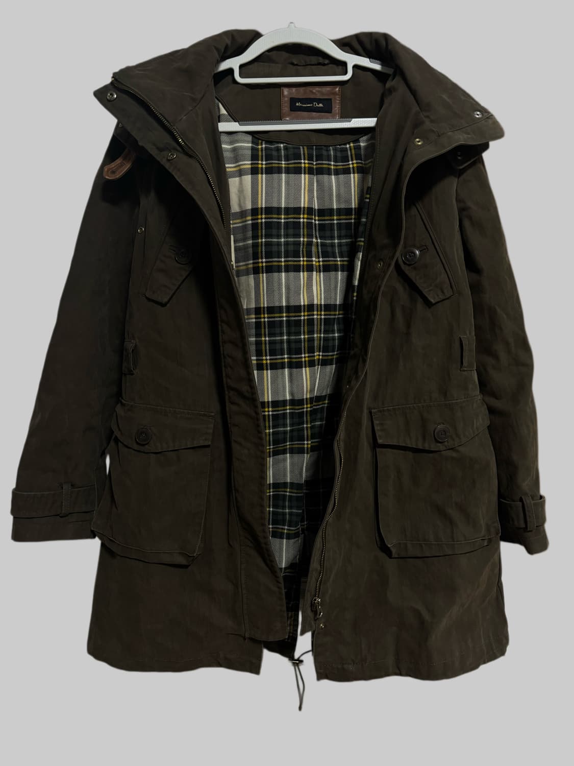 빈티지 카키브라운 야상 상품이미지1